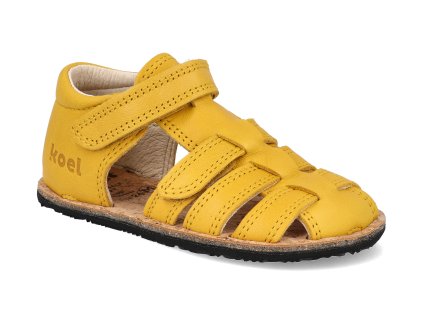 24M008.101 700 barefoot detske sandaly koel arin napa yellow 1