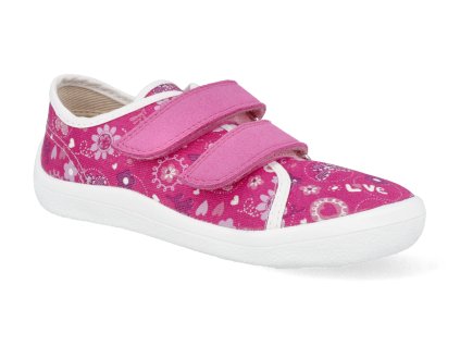 BFN170040 TEX W LOVE WH barefoot detske tenisky beda love white 1
