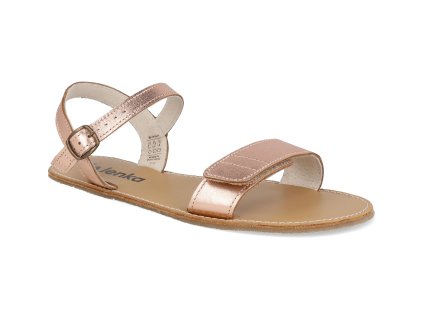 500700 barefoot damske sandaly be lenka grace rose gold 1