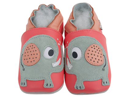 Chaussons cuir Elephant Front