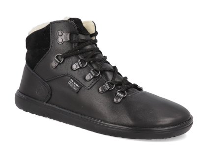 J LEILA V CERNE barefoot damske zimni boty jampi leila cerne vlna 1