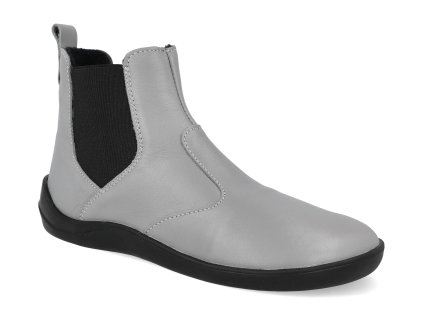 J LOLA SEDA barefoot damske zimni boty jampi lola chelsea svetle sede 1