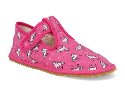 BFN 170020 OP UNIC barefoot detske prezuvky beda playful bfn unicorn s pevnym opatkem 2025 1