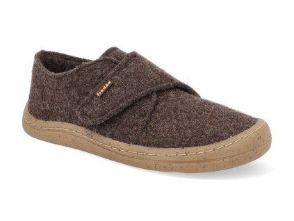 G1700341 3 barefoot detske prezuvky froddo wooly brown vlnene hnede 1