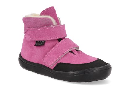 JERRY RUZ barefoot detske zimni boty jonap jerry devon ruzove vlna 2025 1