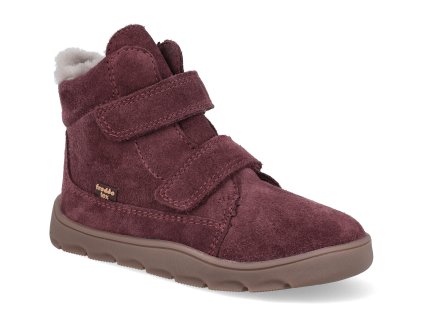 G2110149 5 barefoot detske zimni boty froddo zeru tex furry bordeaux 1