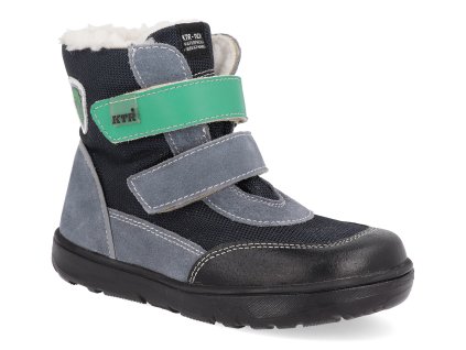 SN2406 barefoot detske zimni boty ktr modre 2 1