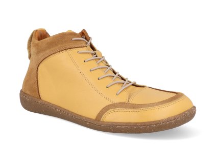34493 barefoot damske kotnikove boty ktr timoti noce yellow 1
