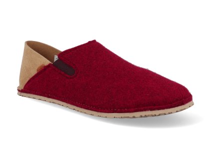 G1700409 4 barefoot prezuvky froddo slip on wooly bordeaux 1