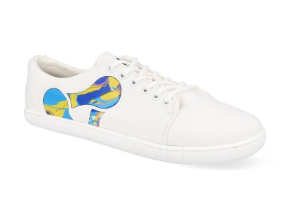 ARTWALK POP barefoot tenisky antal artwalk popsplash bile 1