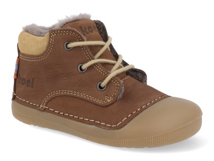 09M004.127 510 barefoot detske zimni boty koel ava leather wool chocolate 1