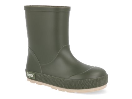 W10294 042 barefoot detske holinky igor yogi dk kaki zelene 1
