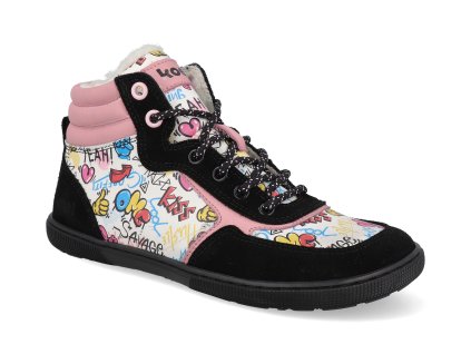 08M036.002 610 barefoot zimni boty koel danish nappa pink 1