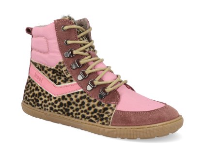 08L053.503 740 barefoot zimni boty koel fox fantasy pink gold 1