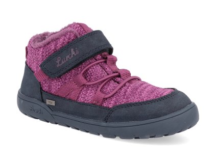 84L0013003 NP barefoot detske kotnikove boty lurchi jaden navy purple 1