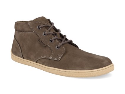SYNER F CH B barefoot kotnikove boty be lenka synergy fleece chocolate beige 1