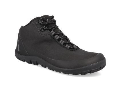 FR2095 barefoot kotnikove boty freet bootee 2 black vegan cerne 1