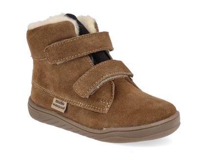 62 02 B barefoot detske zimni boty mido brown 1