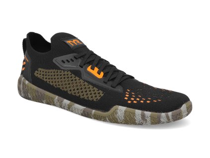 DZL1 290 barefoot tenisky tyr dropzero laces kamuflaz cerna oranzova 1