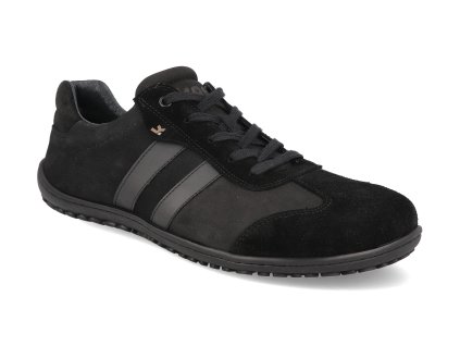 25X001.201 000 barefoot panske tenisky koel ilo nubuk black 1