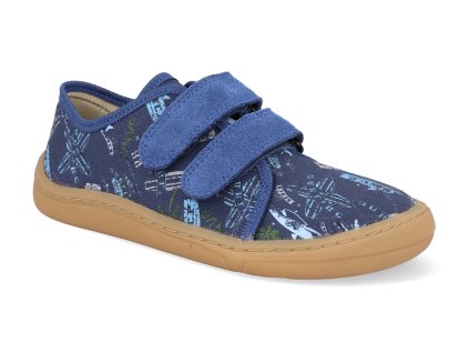 G1700379 28 barefoot platenky froddo canvas blue electric 2