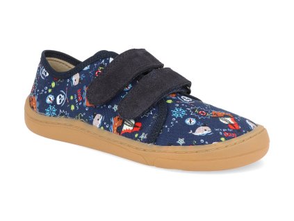 G1700379 29 barefoot platenky froddo canvas blue 1