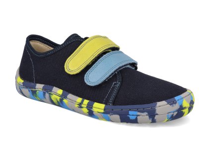 G1700379 31 barefoot platenky froddo canvas blue 1