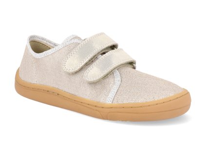 G1700379 35 barefoot platenky froddo canvas gold shine 1