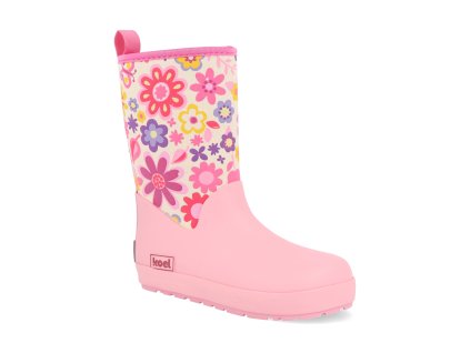 27M003.71W 650 barefoot detske holinky koel neopren fuchsia flower 1