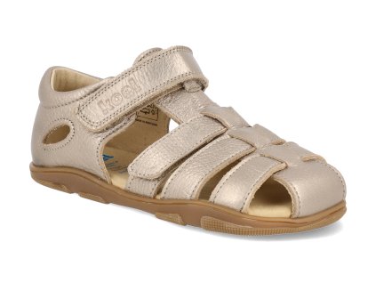 14M003.151 640 barefoot detske sandaly koel ola metalic champagne 1