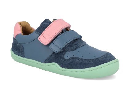 SBNV15406L285 barefoot detske tenisky blifestyle anura meerblau rosa schmal schuhgro e 1