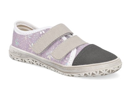 AIRY FK SL barefoot tenisky jonap airy fialove kvety slim 1