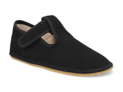 BFN170020 W B JB barefoot detske prezuvky beda playful bfn just black 1