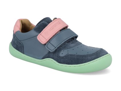 BNV15406L285 barefoot detske tenisky blifestyle anura meerblau rosa schuhgro e 1