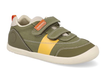 252197 B801 barefoot detske tenisky garvalin pique kaky 1