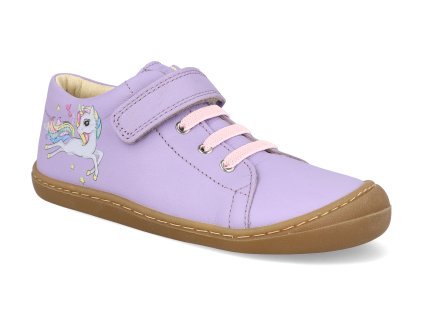 06M026.101 680 barefoot detske tenisky koel bonny unicorn lavandel 1