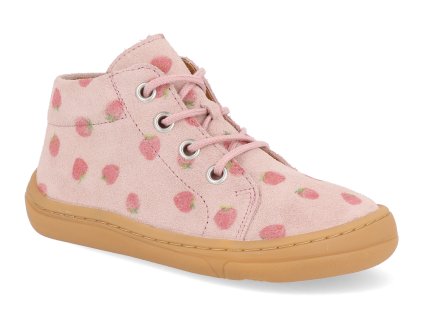 G2130325 20 barefoot detske kotnikove boty froddo first step laces pink 1