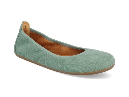 BAL Z J barefoot baleriny aylla balerina zelena jeans 1