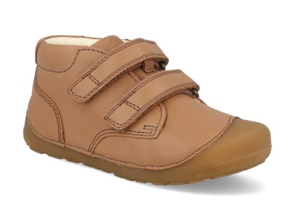 BG101219 2115 barefoot detske kotnikove boty bundgaard petit cognac 2025 1