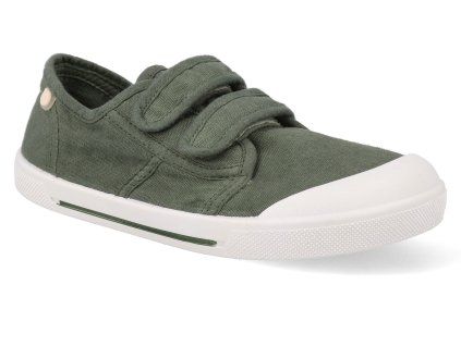 S10348 042 barefoot detske tenisky igor canvas v kaki 1