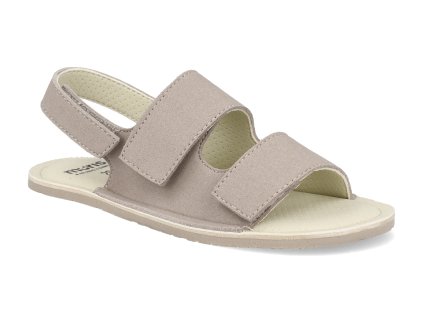 MU RIO JR TAUPE barefoot detske sandaly muris rio taupe 1