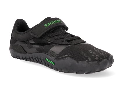 XZA0106BK barefoot detske tenisky saguaro kids vitality iii cerne 1