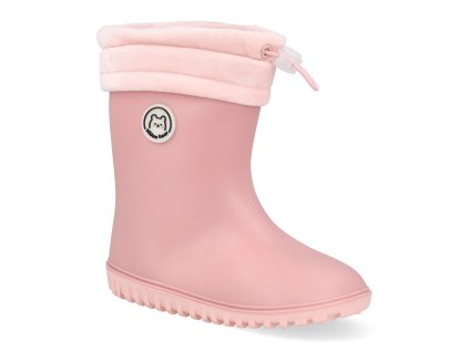 J388 P barefoot detske zateplene holinky ktr pink 1