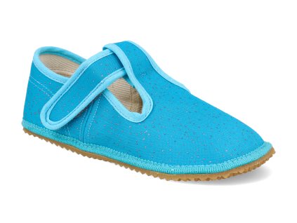 BF060010 W TSH barefoot detske prezuvky beda sirsi typ turquoise shine 1