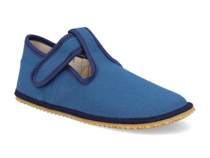 BFN 170020 OP JBLU barefoot detske prezuvky beda playful just blue s pevnym opatkem 1