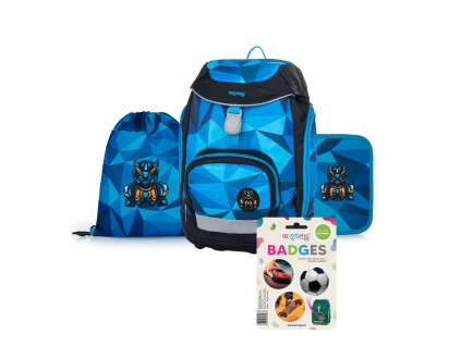 Oxybag Schulranzen-Set 4-teilig - OXY Sherpy Roboter
