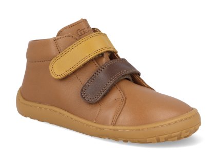 G2130360 19 barefoot detske kotnikove boty froddo first step brown 1