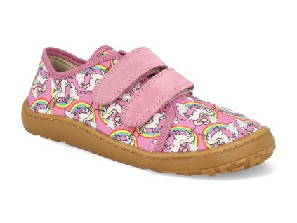 G1700422 5 barefoot platenky froddo canvas white pink 1