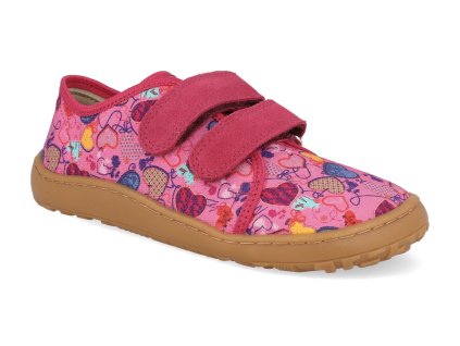 G1700422 6 barefoot platenky froddo canvas fuxia 2 1