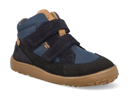 G3110268 barefoot kotnikove boty froddo up autumn tex dark blue 1